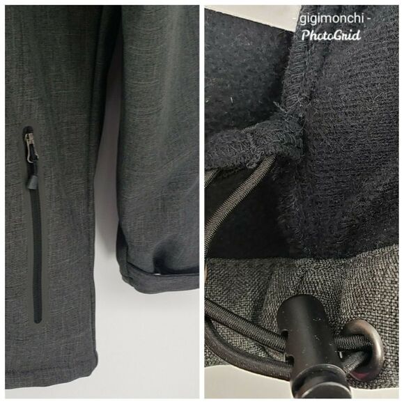 Columbia Mens Jacket Medium Water Repellent Gray Soft Shell Treasure Mountain - Picture 9 of 11